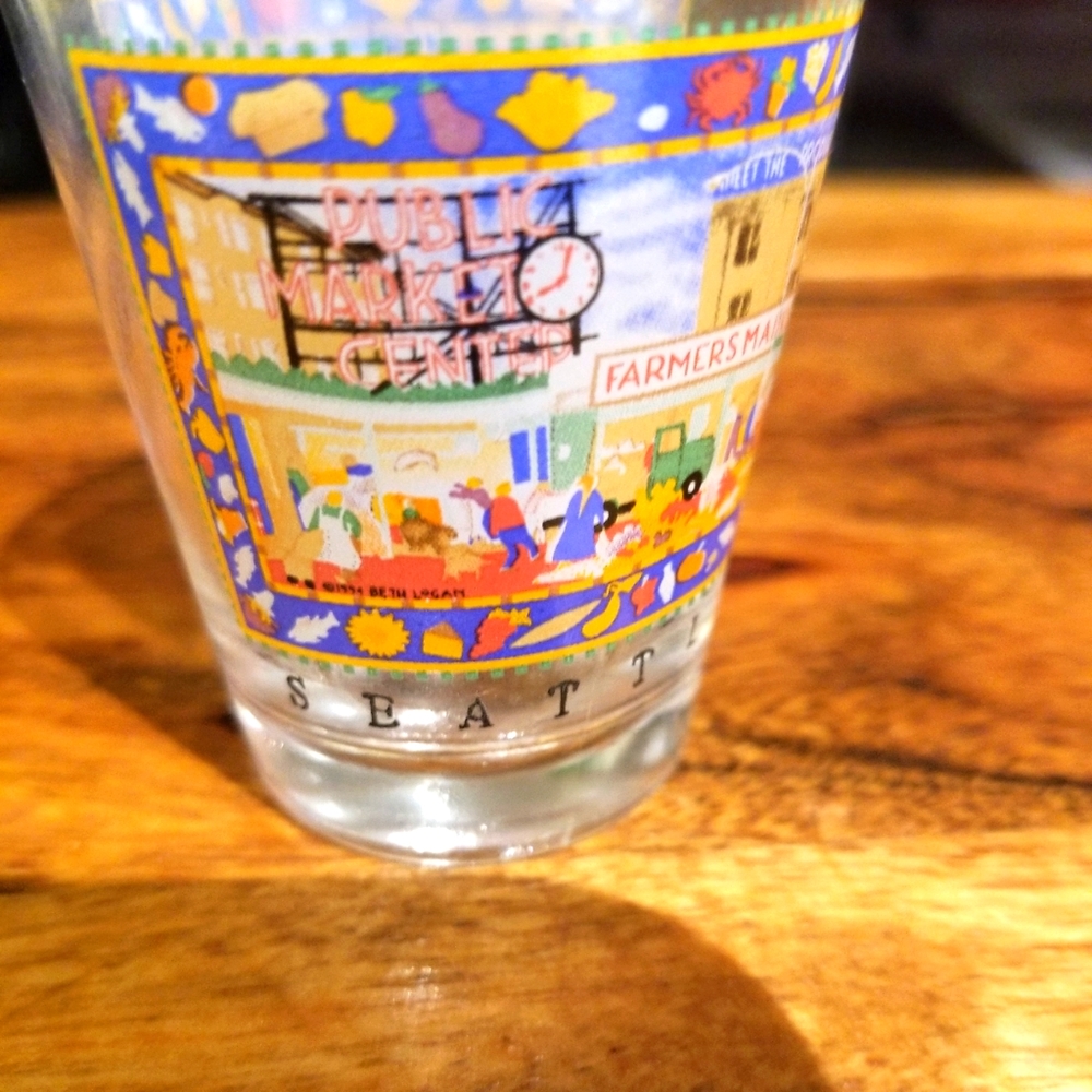 Seattle Pike Place Market Shot Glass